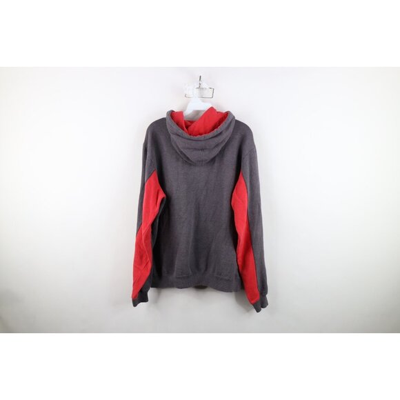 Vintage Y2K Mens Medium Faded Spell Out Ohio State University Hoodie Sweatshirt - Picture 11 of 13